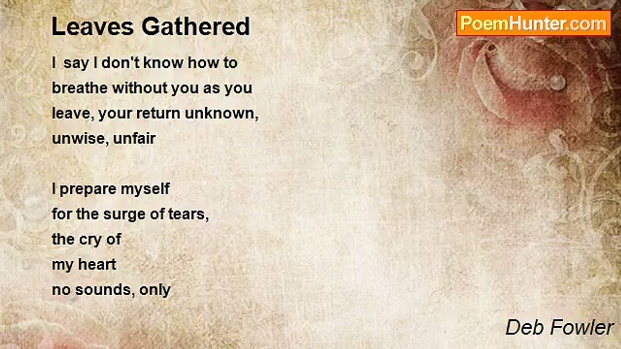 Deb Fowler - Leaves Gathered