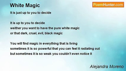 Alejandra Moreno - White Magic