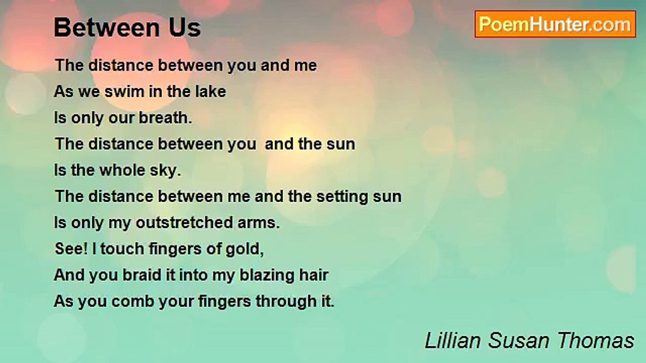 Lillian Susan Thomas - Between Us