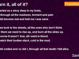 Sarin Fallen - Burn it, all of it?