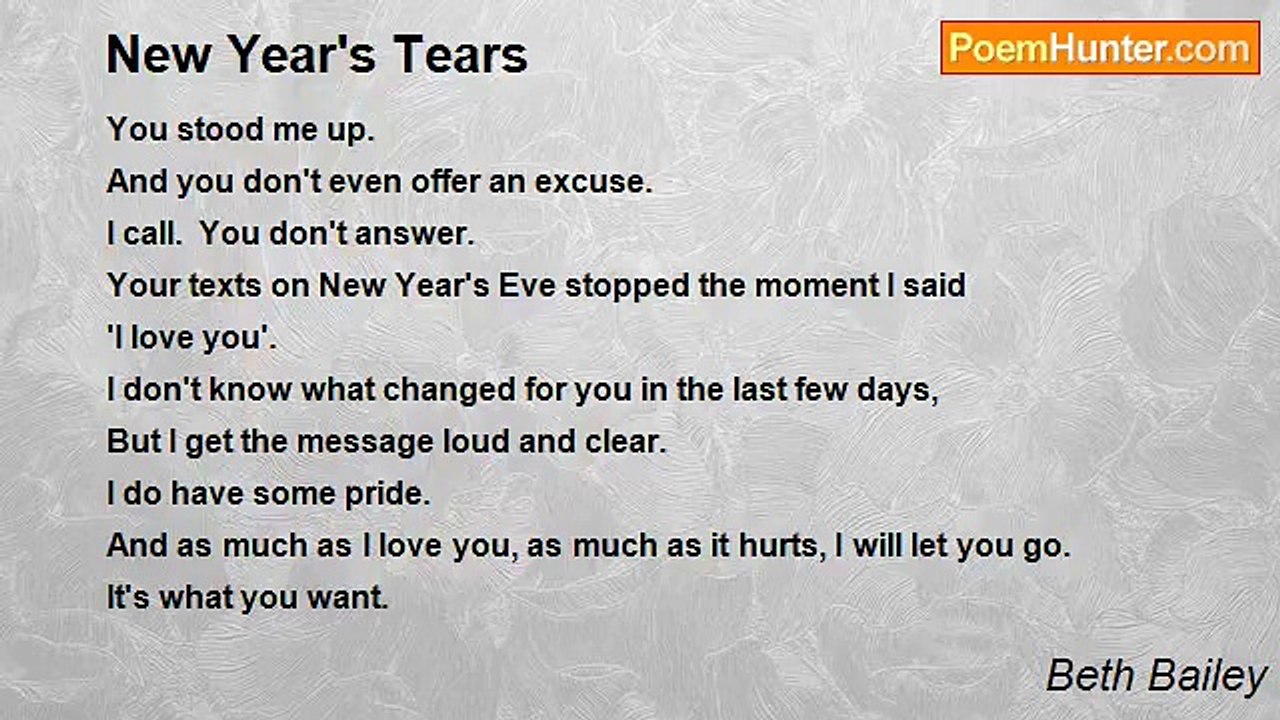 Beth Bailey - New Year's Tears