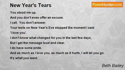 Beth Bailey - New Year's Tears