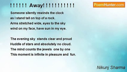 Nikunj Sharma - ! ! ! ! ! !  Away! ! ! ! ! ! ! ! ! ! !