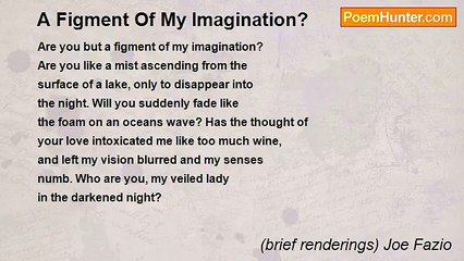 (brief renderings) Joe Fazio - A Figment Of My Imagination?