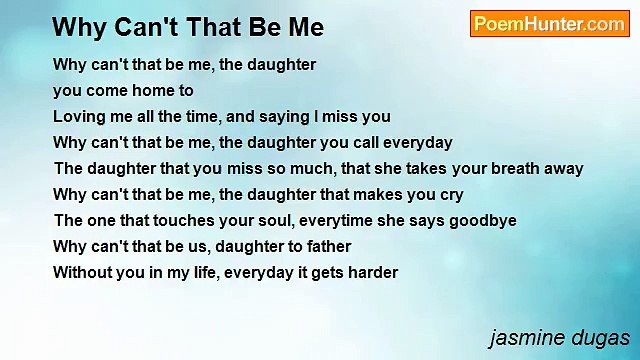 jasmine dugas - Why Can't That Be Me