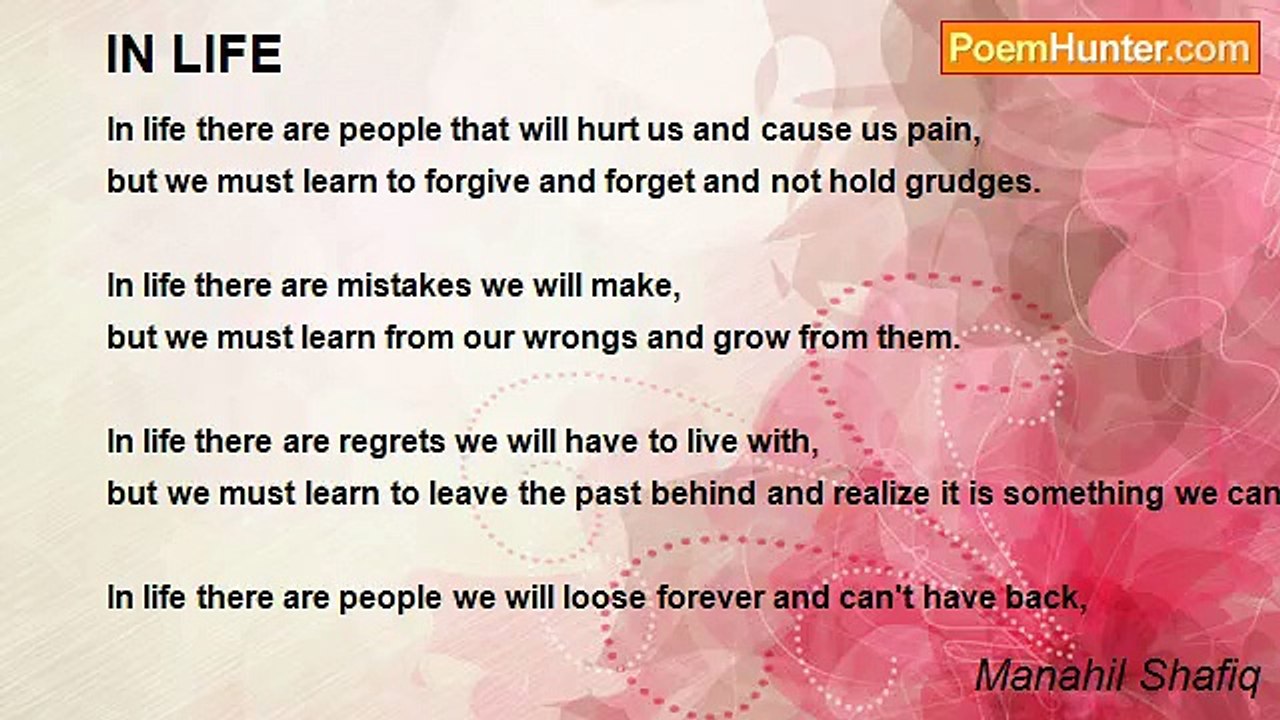 Manahil Shafiq - IN LIFE
