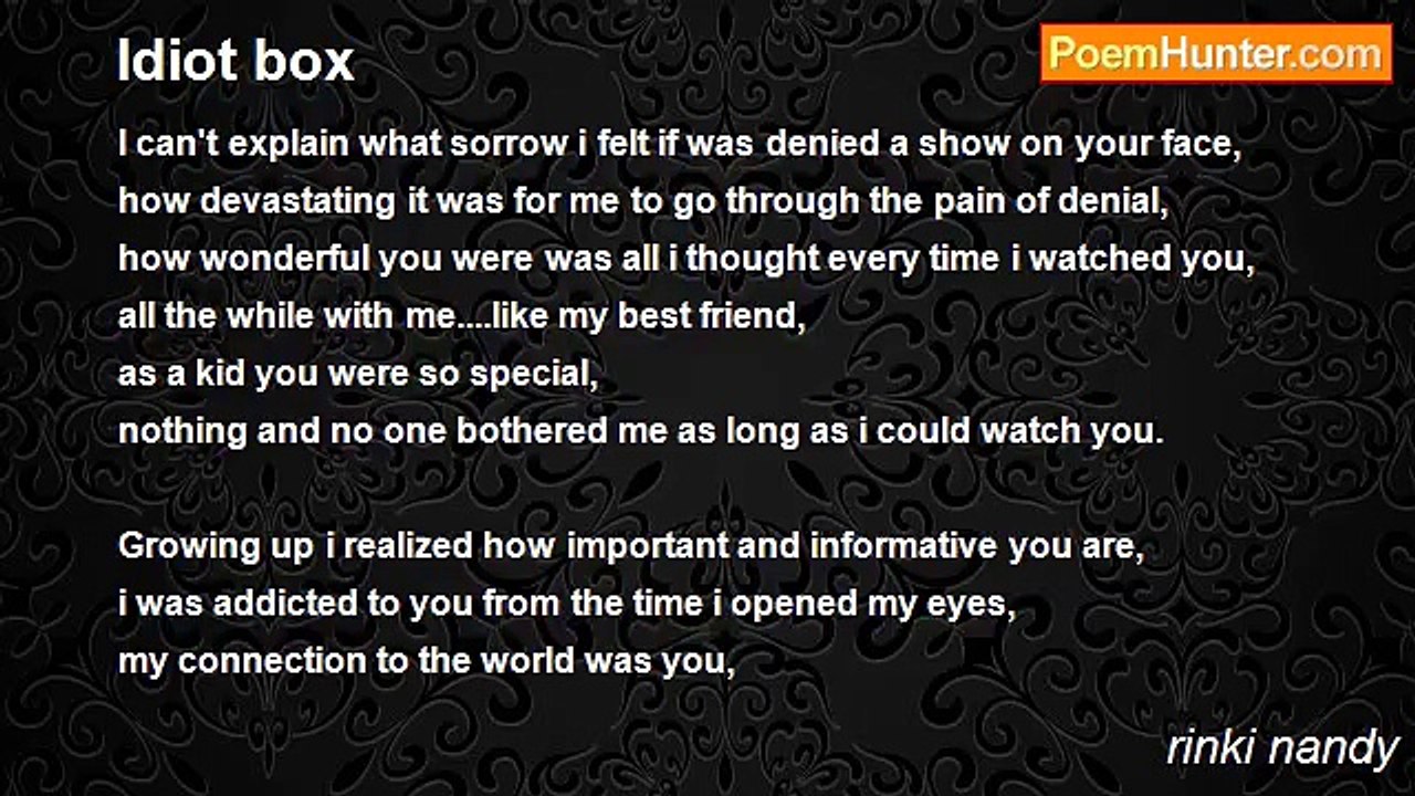 rinki nandy - Idiot box