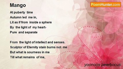 yoonoos peerbocus - Mango