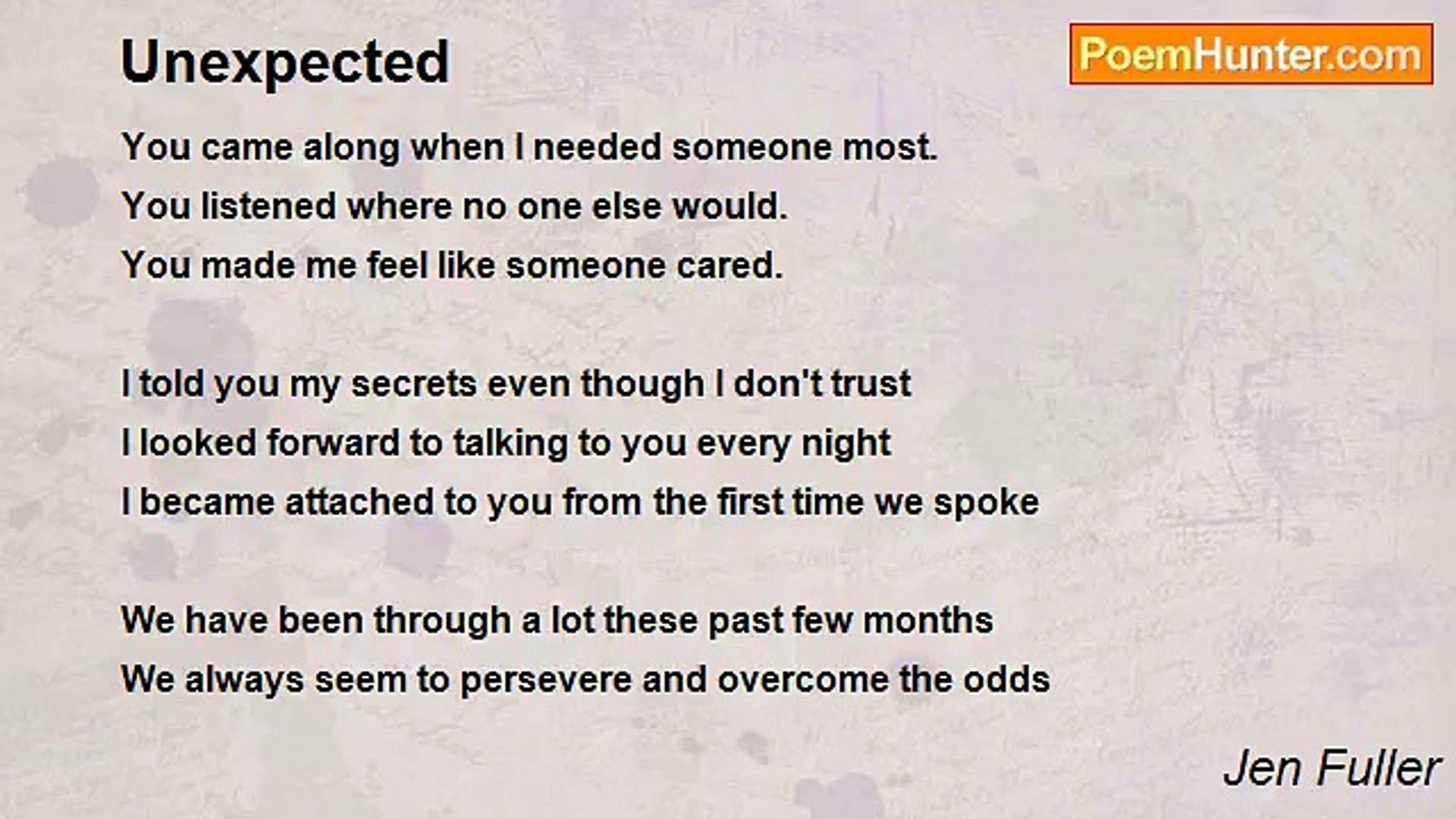 ⁣Jen Fuller - Unexpected