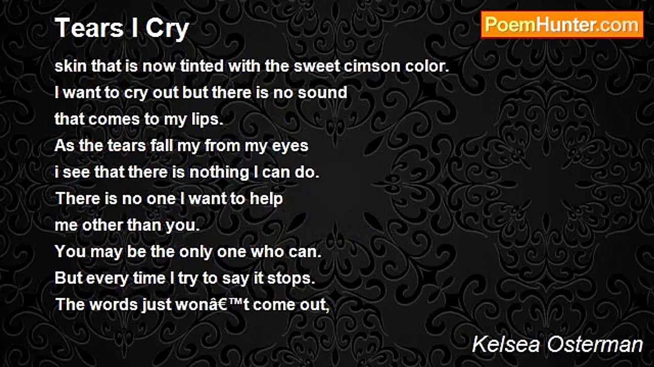Kelsea Osterman - Tears I Cry