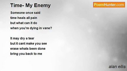 alan ellis - Time- My Enemy