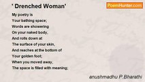 anushmadhu P.Bharathi - ' Drenched Woman'