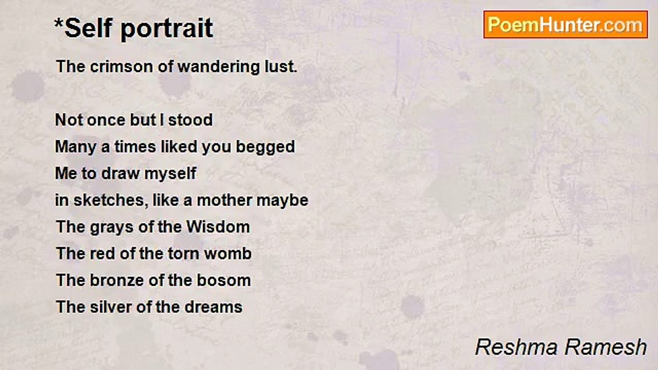 Reshma Ramesh - *Self portrait