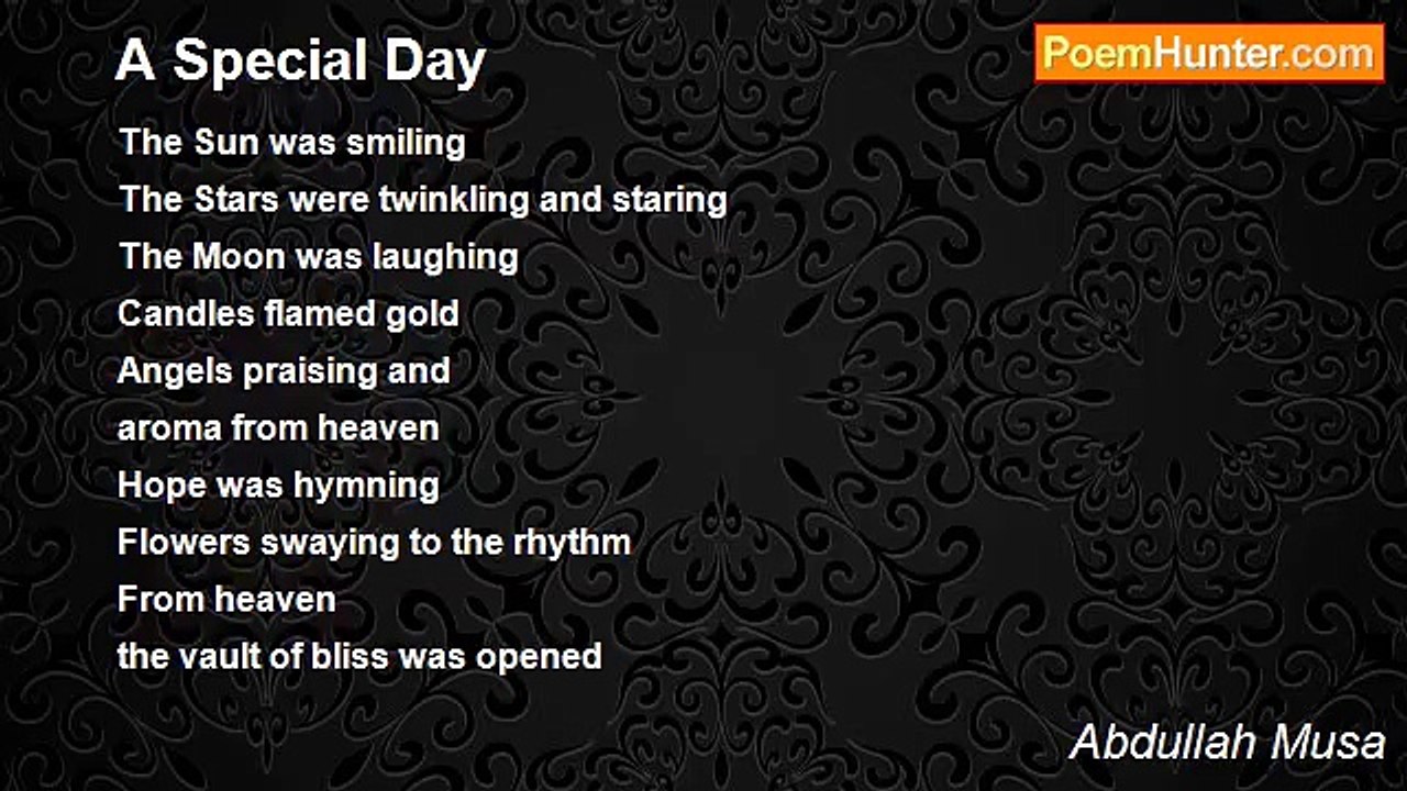 Abdullah Musa - A Special Day