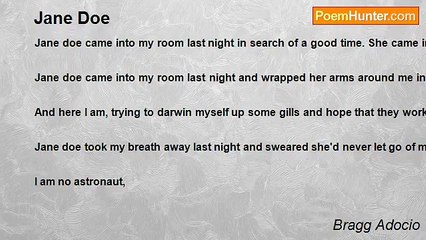 Bragg Adocio - Jane Doe