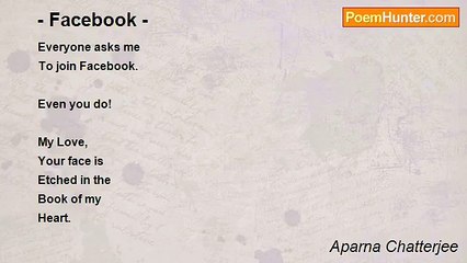 Aparna Chatterjee - - Facebook -