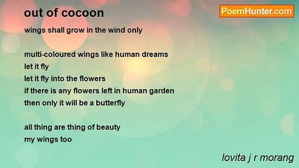 lovita j r morang - out of cocoon