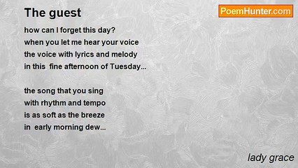 lady grace - The guest