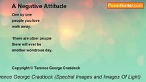 Terence George Craddock (Spectral Images and Images Of Light) - A Negative Attitude