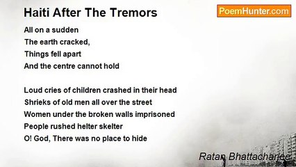 Ratan Bhattacharjee - Haiti After The Tremors