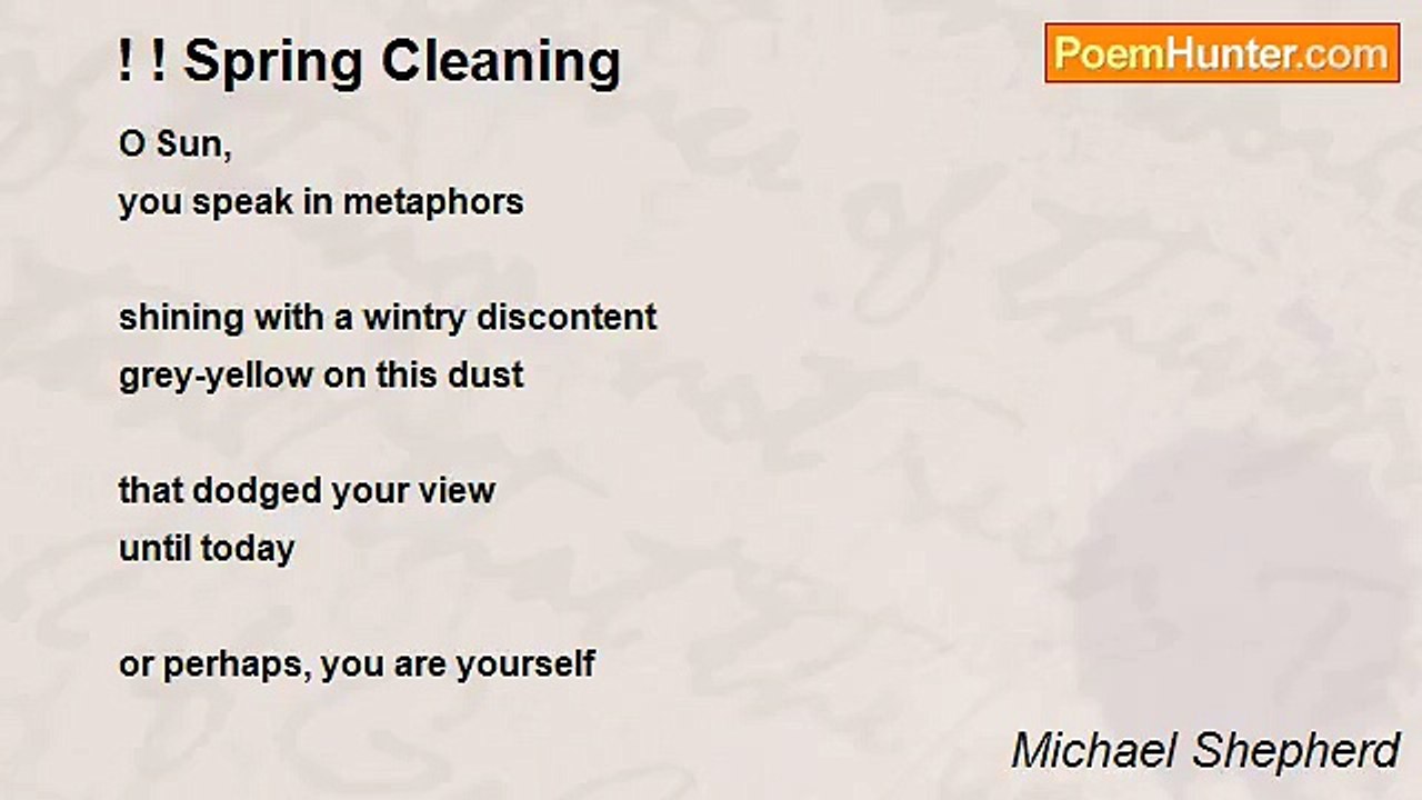 Michael Shepherd - ! ! Spring Cleaning