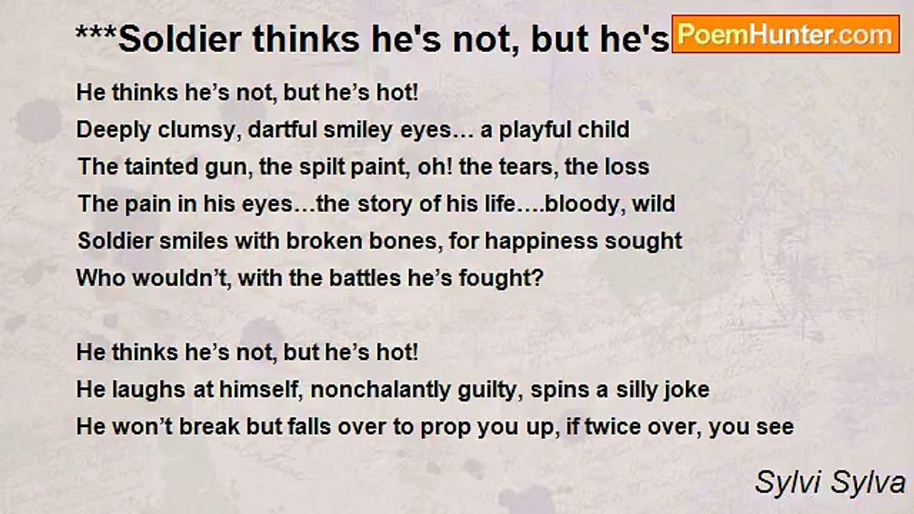 Sylvi Sylva - ***Soldier thinks he's not, but he's hot!