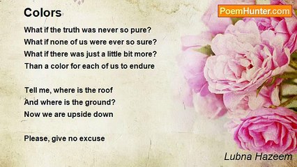 Lubna Hazeem's 'Colors' 🎨: A Poignant Reflection on Darkness and Light