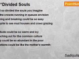 Sadiqullah Khan - Divided Souls