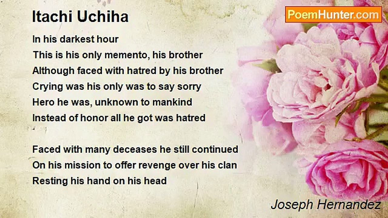 Joseph Hernandez - Itachi Uchiha