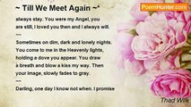 Thad Wilk - ~ Till We Meet Again ~*