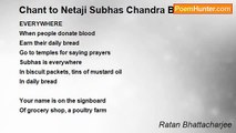 Ratan Bhattacharjee - Chant to Netaji Subhas Chandra Bose