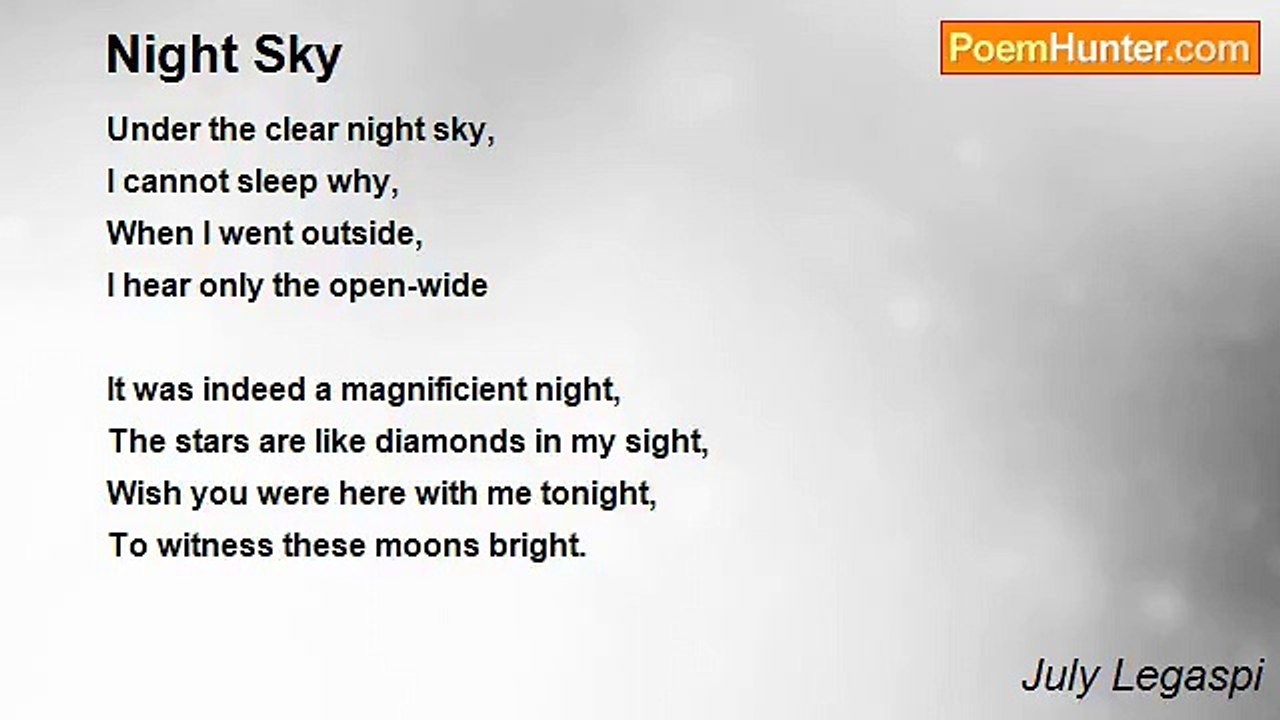 July Legaspi - Night Sky