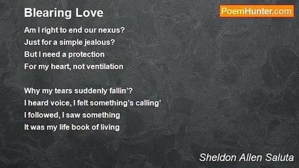 Sheldon Allen Saluta - Blearing Love