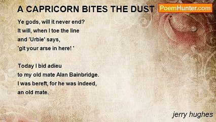 jerry hughes - A CAPRICORN BITES THE DUST