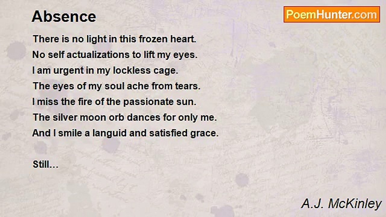 A.J. McKinley - Absence