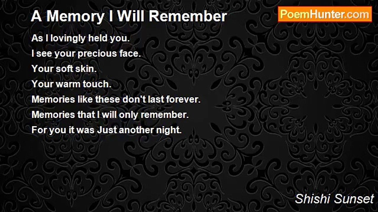 Shishi Sunset - A Memory I Will Remember