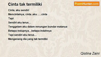 Qistina Zaini - Cinta tak termiliki