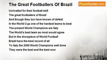Francis Duggan - The Great Footballers Of Brazil