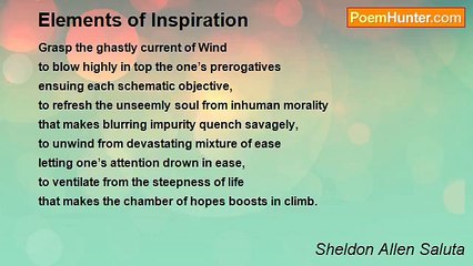 Sheldon Allen Saluta - Elements of Inspiration