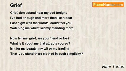 Rani Turton - Grief