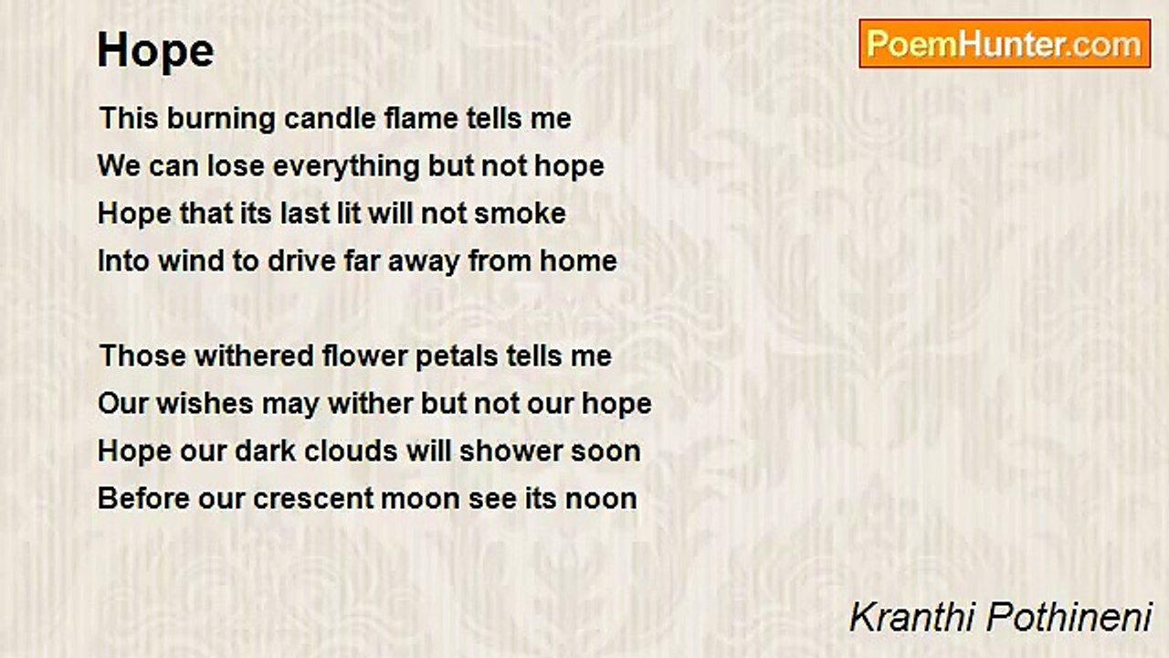 Kranthi Pothineni - Hope