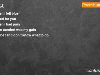 confused teen - lost