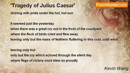 Kevin Wang - 'Tragedy of Julius Caesar'