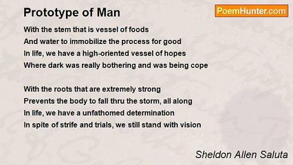 Sheldon Allen Saluta - Prototype of Man