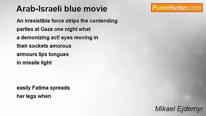 Mikael Ejdemyr - Arab-Israeli blue movie (characters # 13)