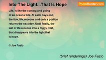 (brief renderings) Joe Fazio - Into The Light...That Is Hope