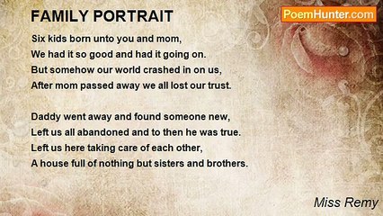 Miss Remy - FAMILY PORTRAIT