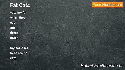 Bobert Smithsonian III - Fat Cats