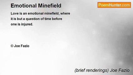(brief renderings) Joe Fazio - Emotional Minefield