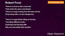 Dejan Stojanovic - Robert Frost